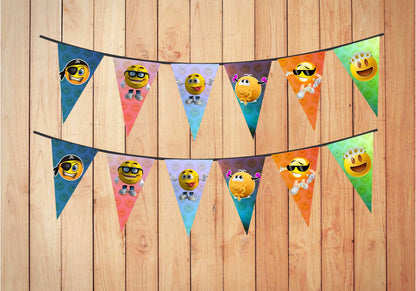 Emoji  Theme Flag Bunting