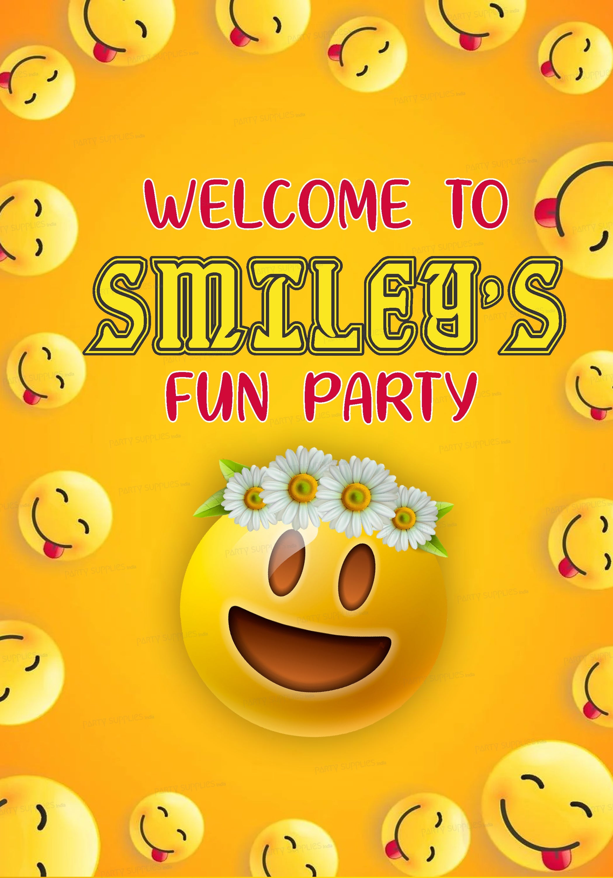 Emoji  Theme  Customized Welcome Board