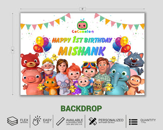 Coco Melon Boy Theme Exclusive Kit | Birthday Party Kits Online – Party ...