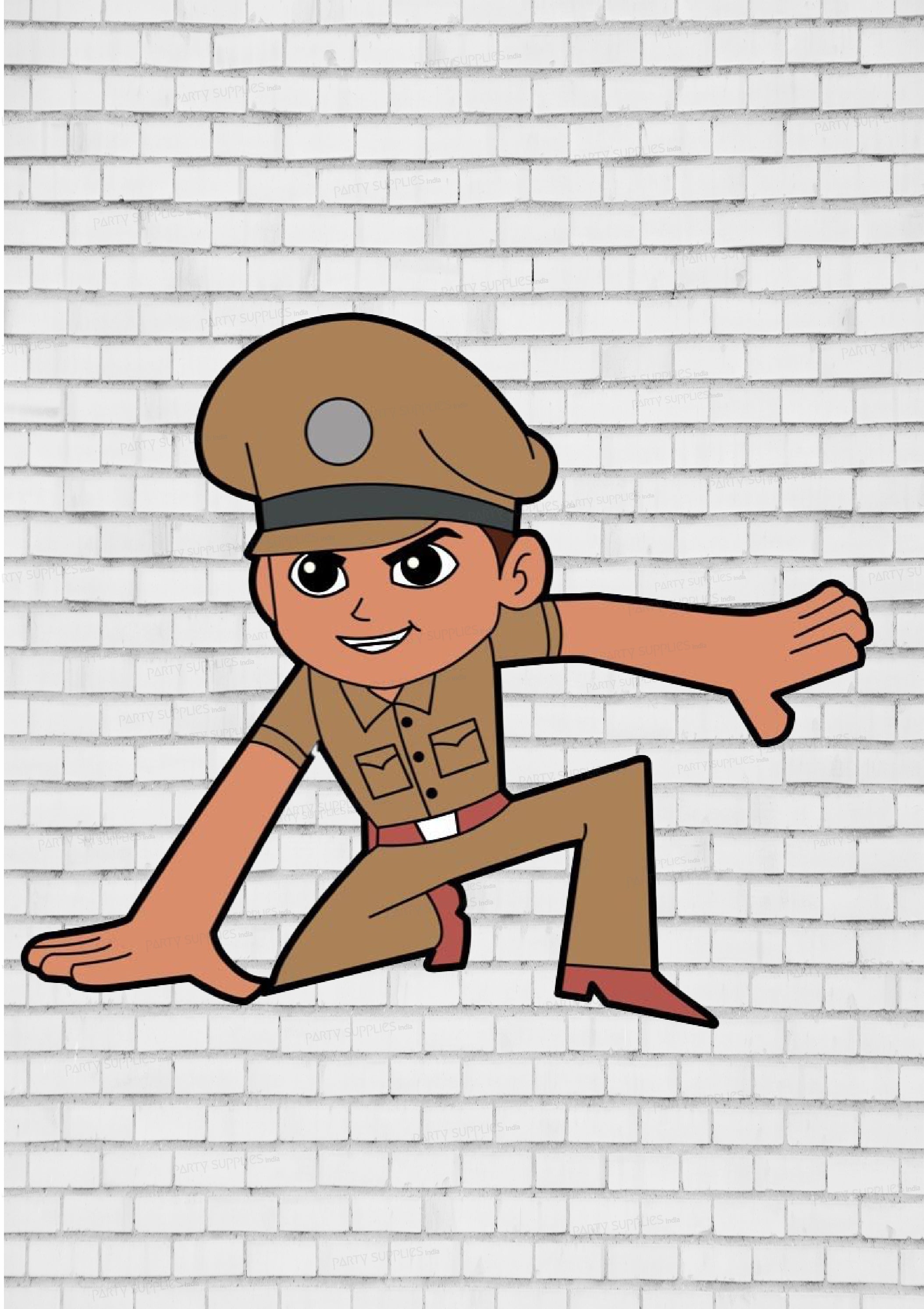 Little Singham Theme Cutout LSG-07