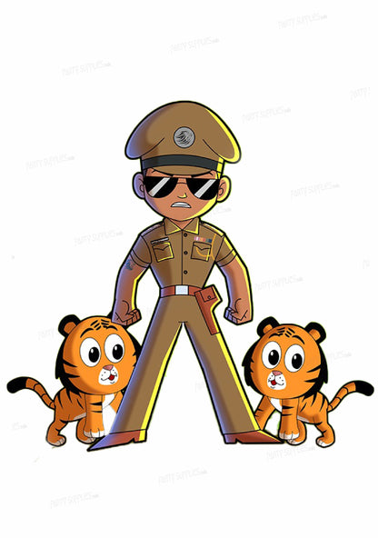 Little Singham Theme Cutout LSG-06