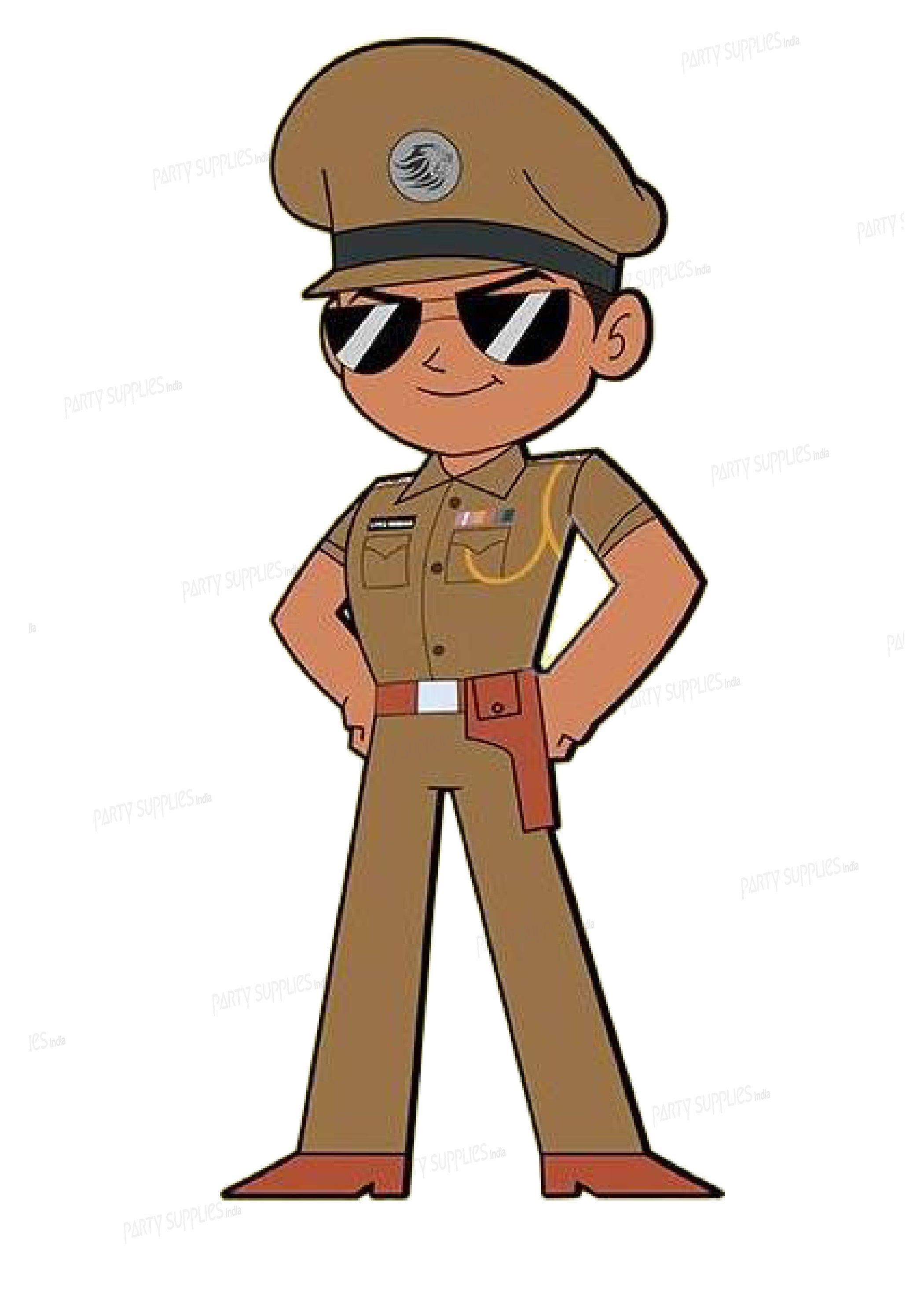 Little Singham Theme Cutout LSG-12