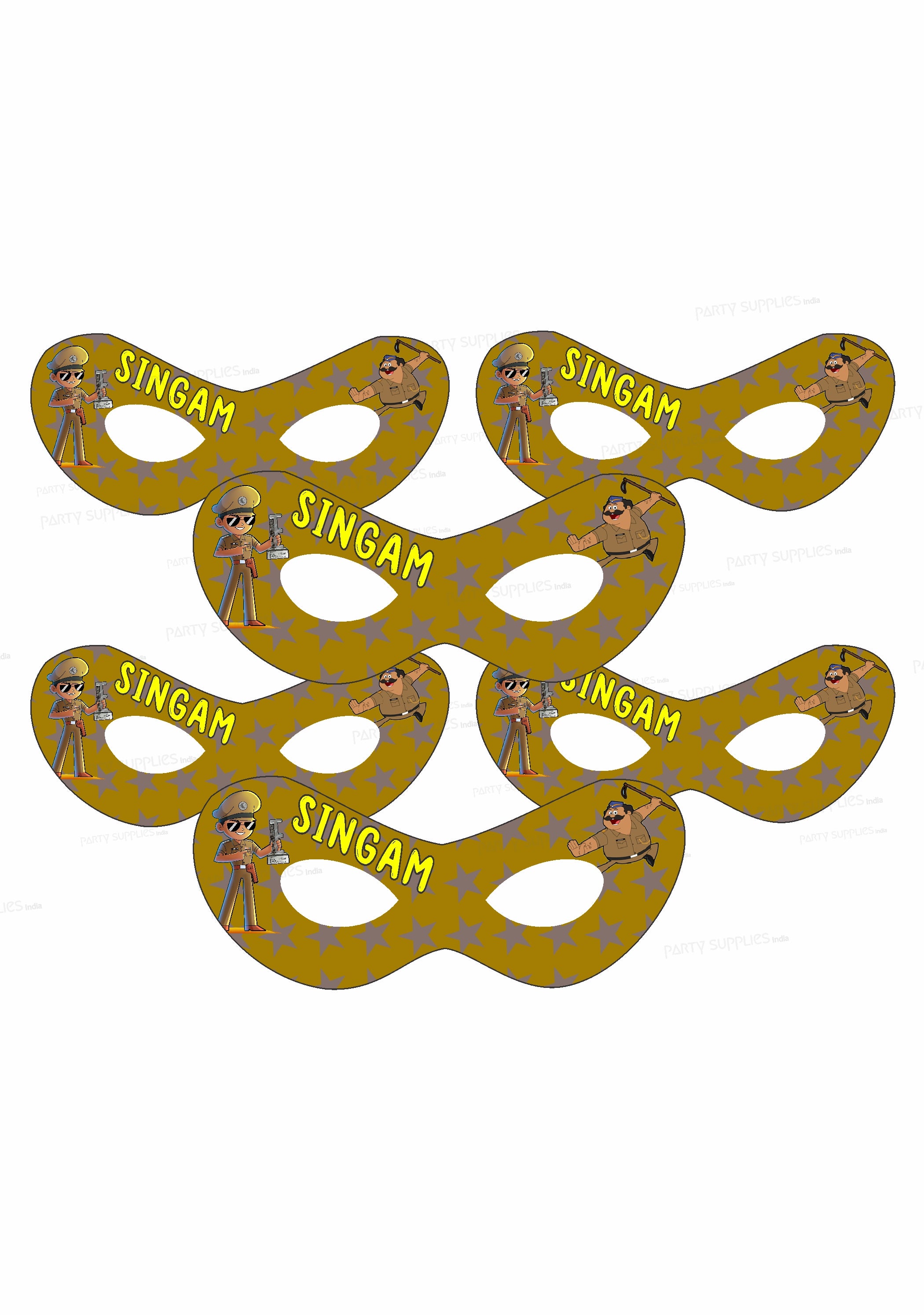 Little Singham Theme  Personalized  Eye Mask