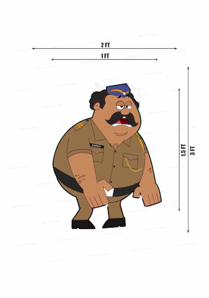 Little Singham Theme Cutout LSG-04