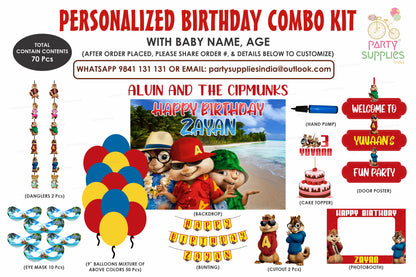 Alvin and Chipmunks Theme Exclusive Combo Kit