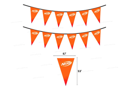 Nerf Theme Flag Bunting