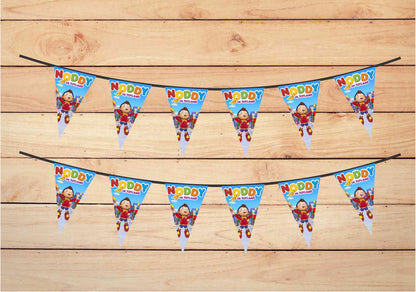 Noddy Theme Flag Bunting