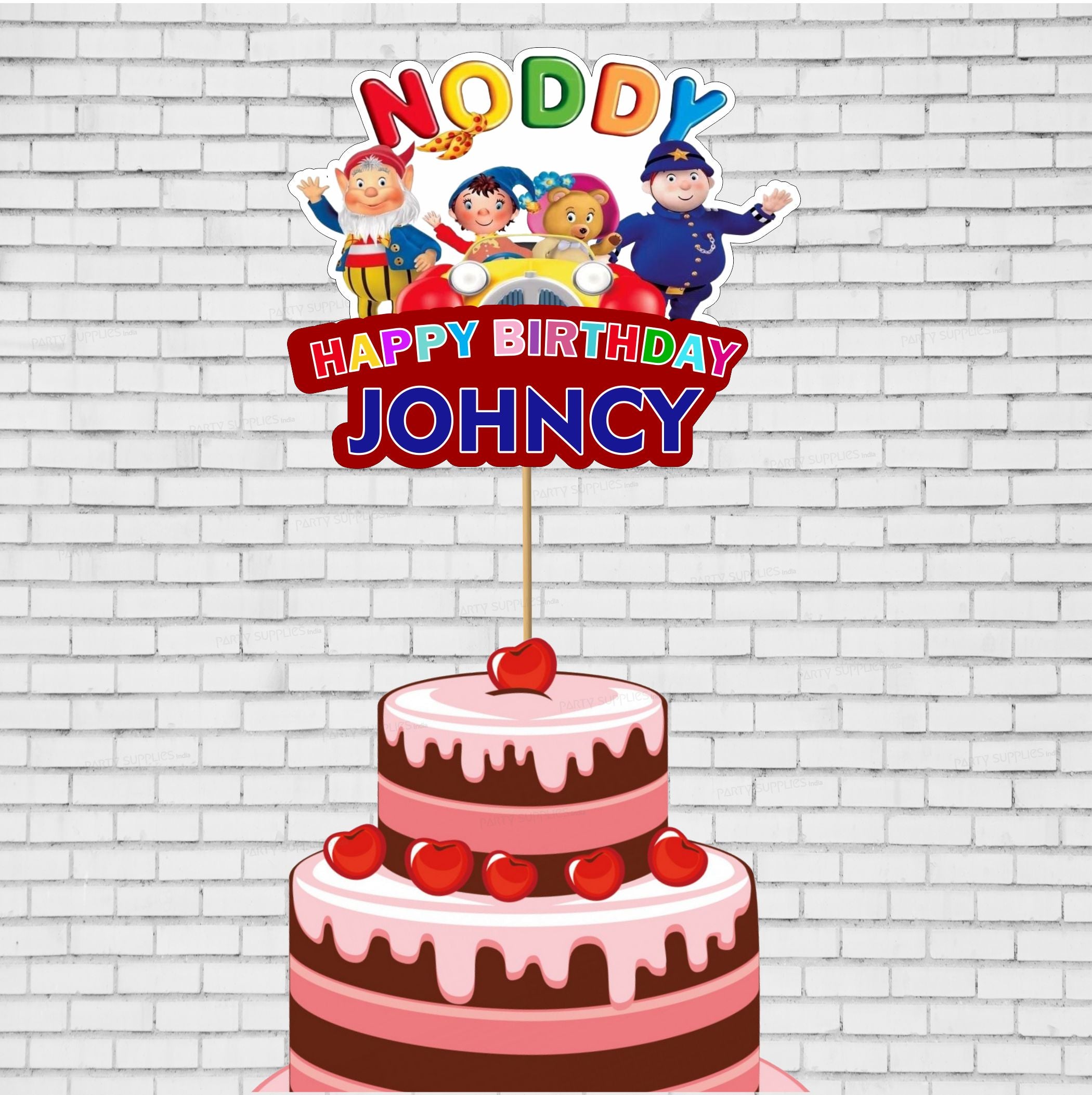 Noddy Toyland Adventures with Tessie Bear Edible Cupcake Topper Images – A  Birthday Place