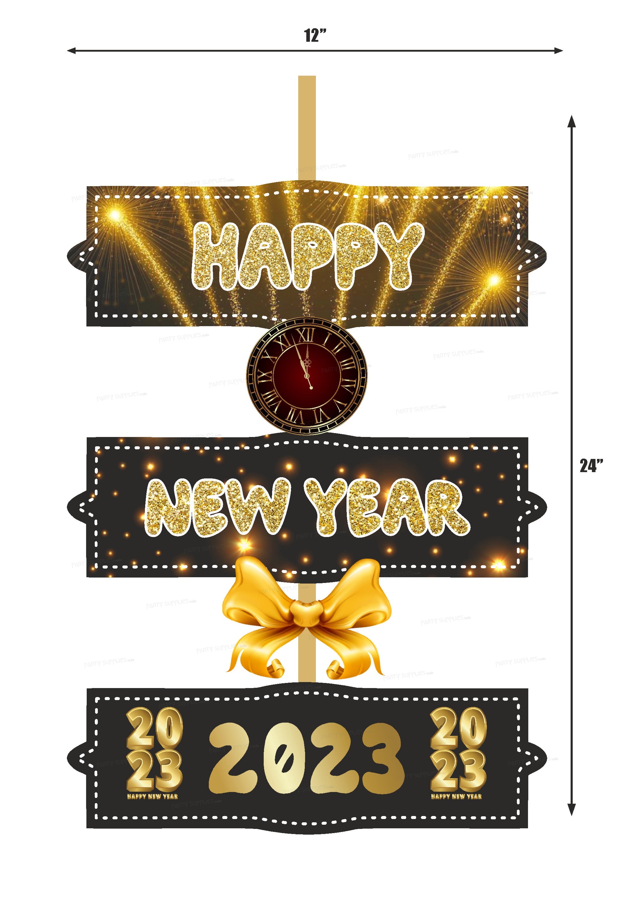 PSI  New Year Theme Door Poster