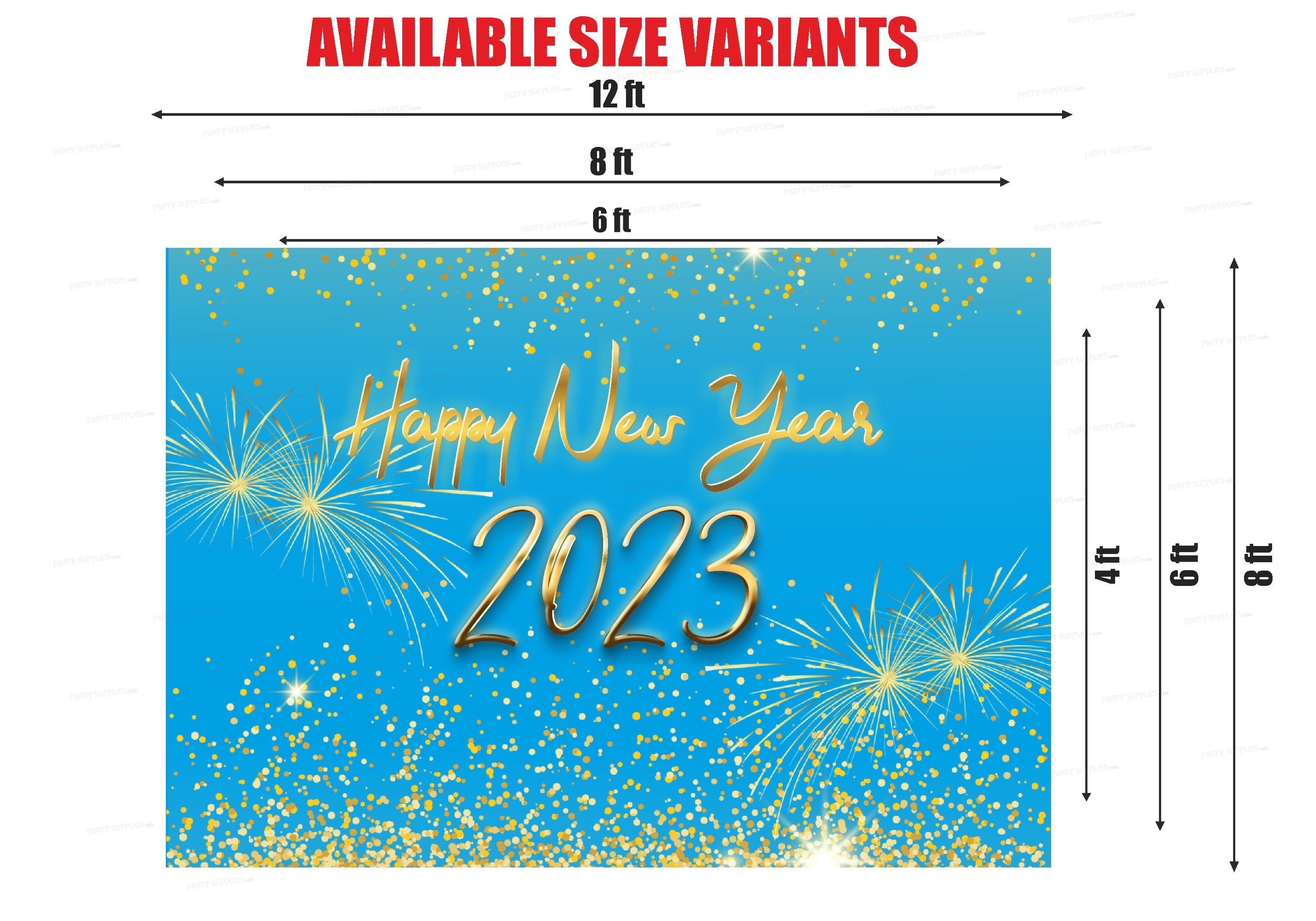 PSI  New Year Theme Customized  Backdrop