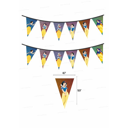 Snow And White Theme Flag Bunting