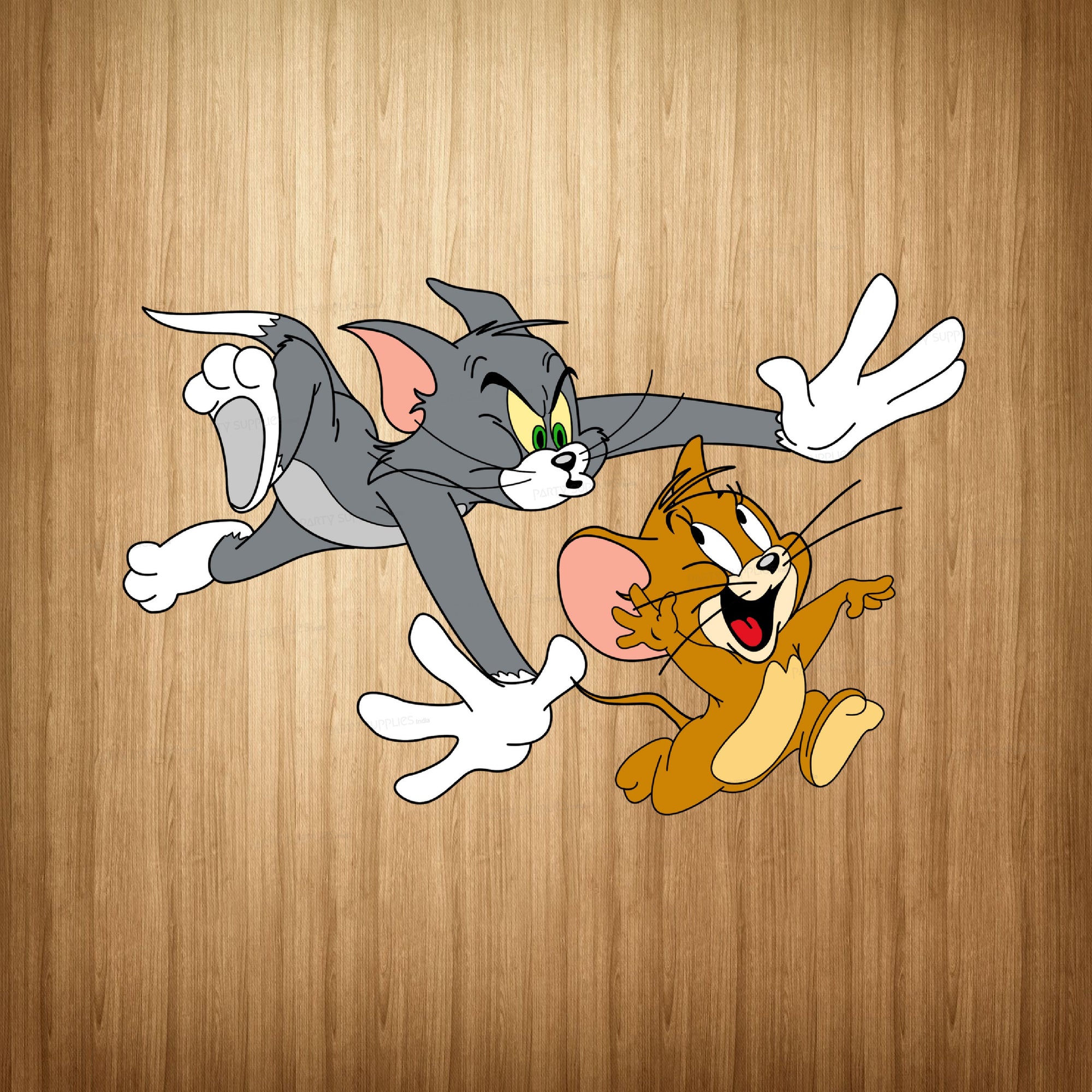 Tom & Jerry Theme Playing Cutout | Birthday Party Decoration Items ...