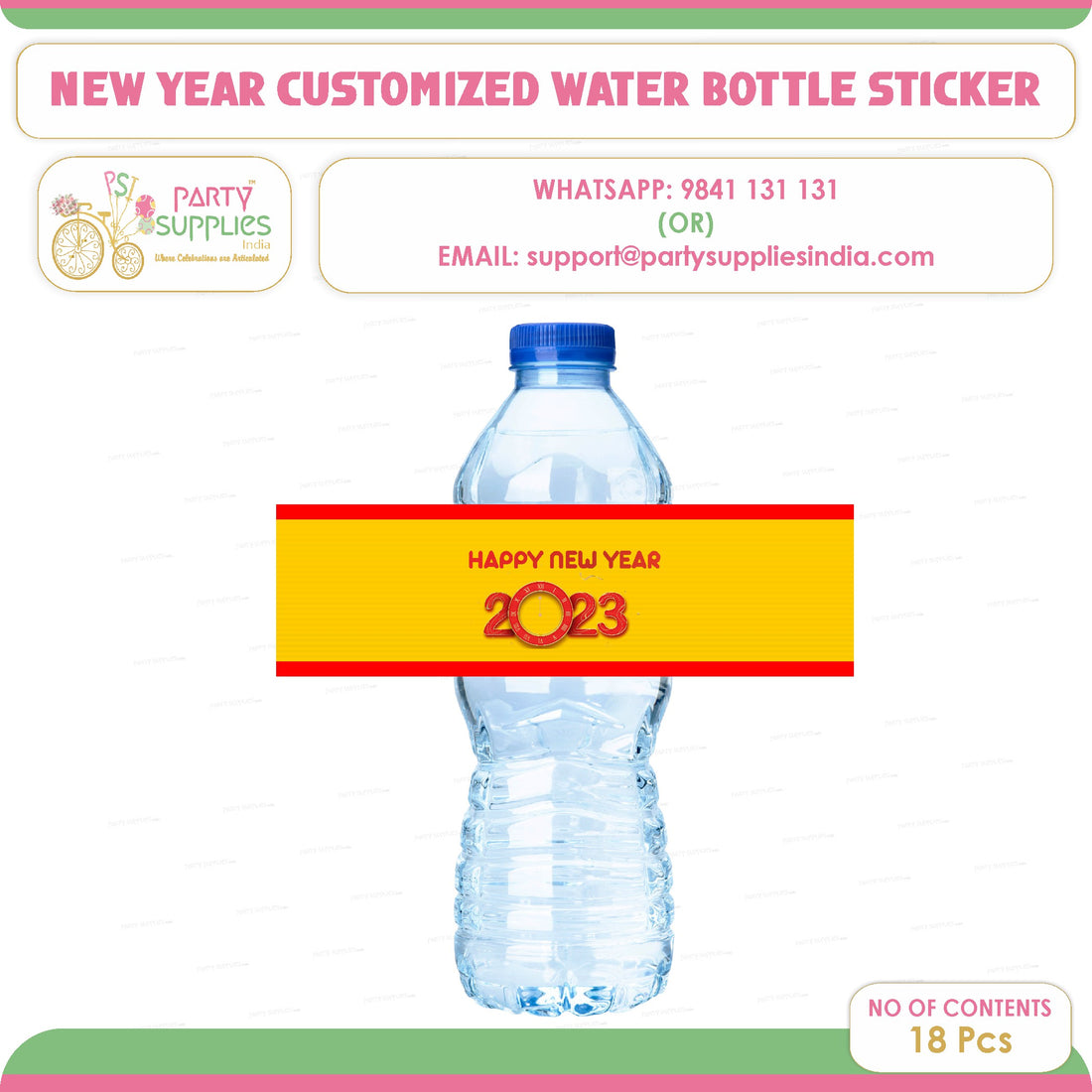 Encanto Water Bottle Labels-Custom Water Bottle-Encanto Party