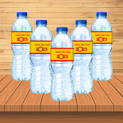 PSI  New Year Theme Customized Water Bottle Stickers