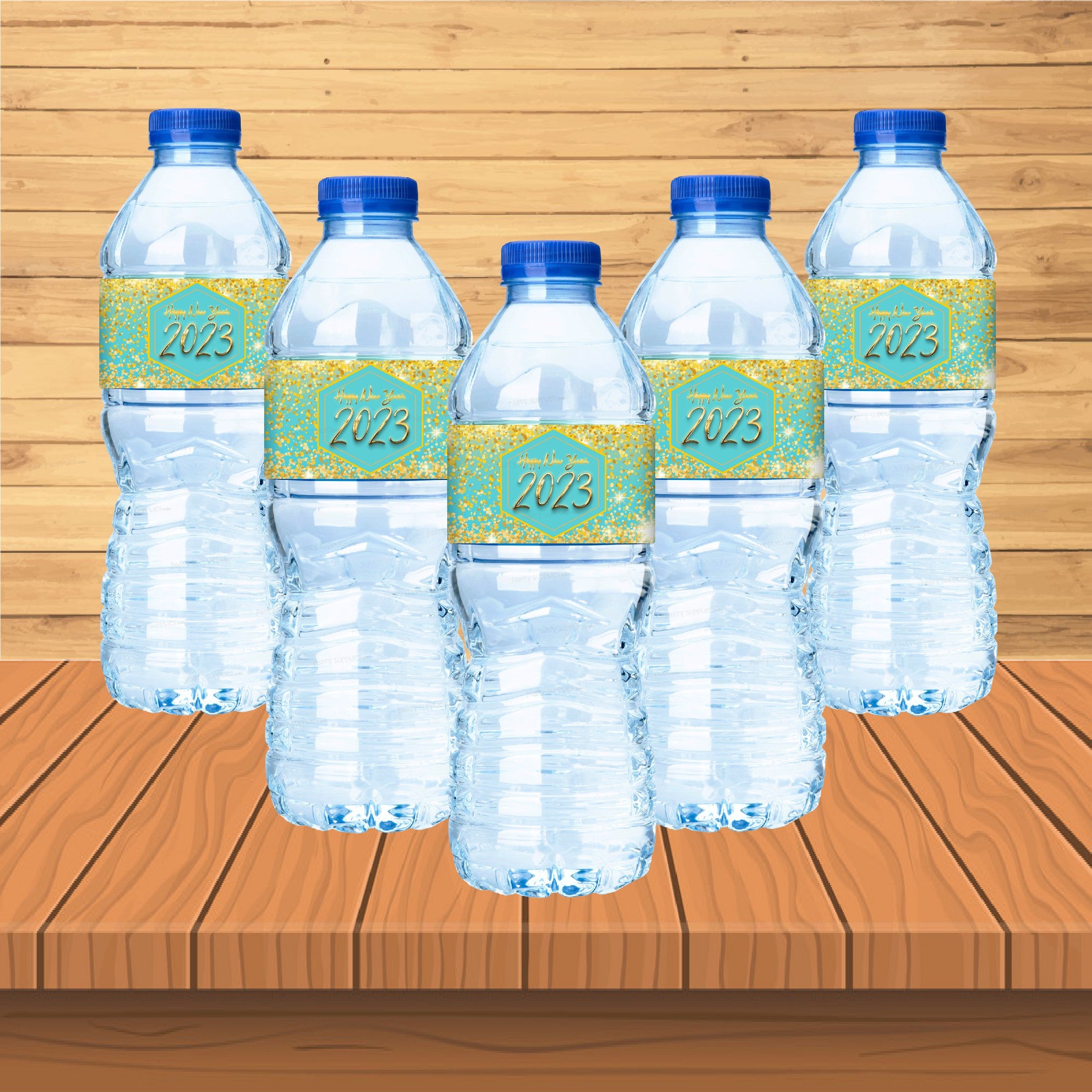 PSI  New Year Theme Water Bottle Stickers