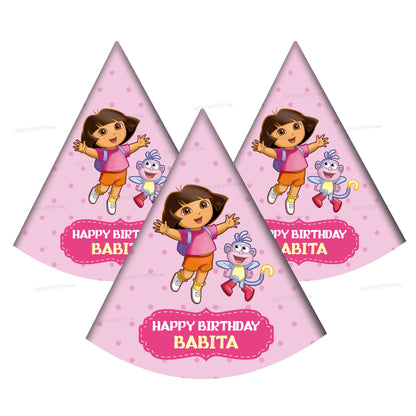 Dora Theme Personalized Hat