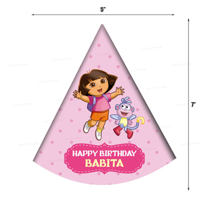 Dora Theme Personalized Hat