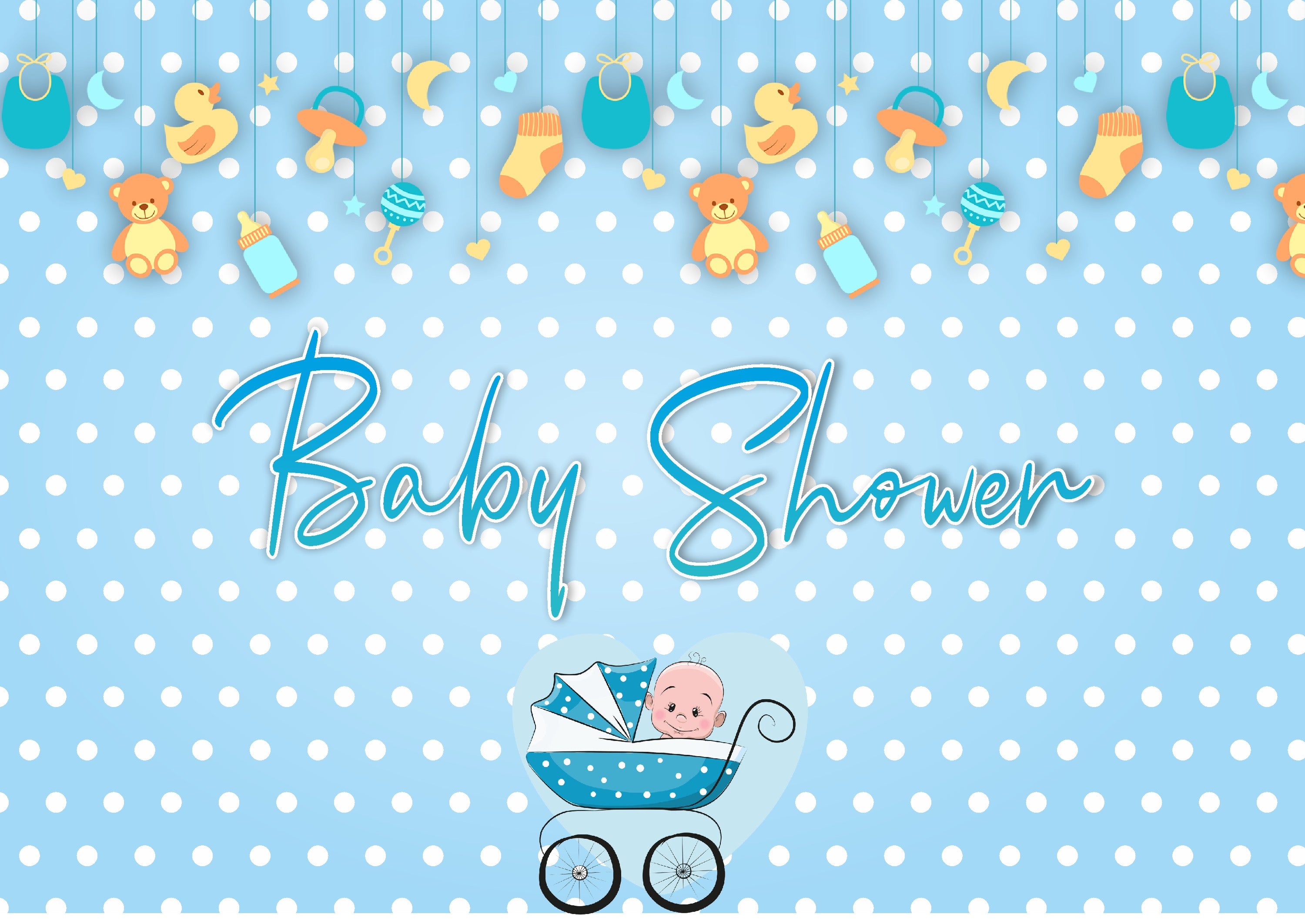 Baby Shower Theme Backdrop