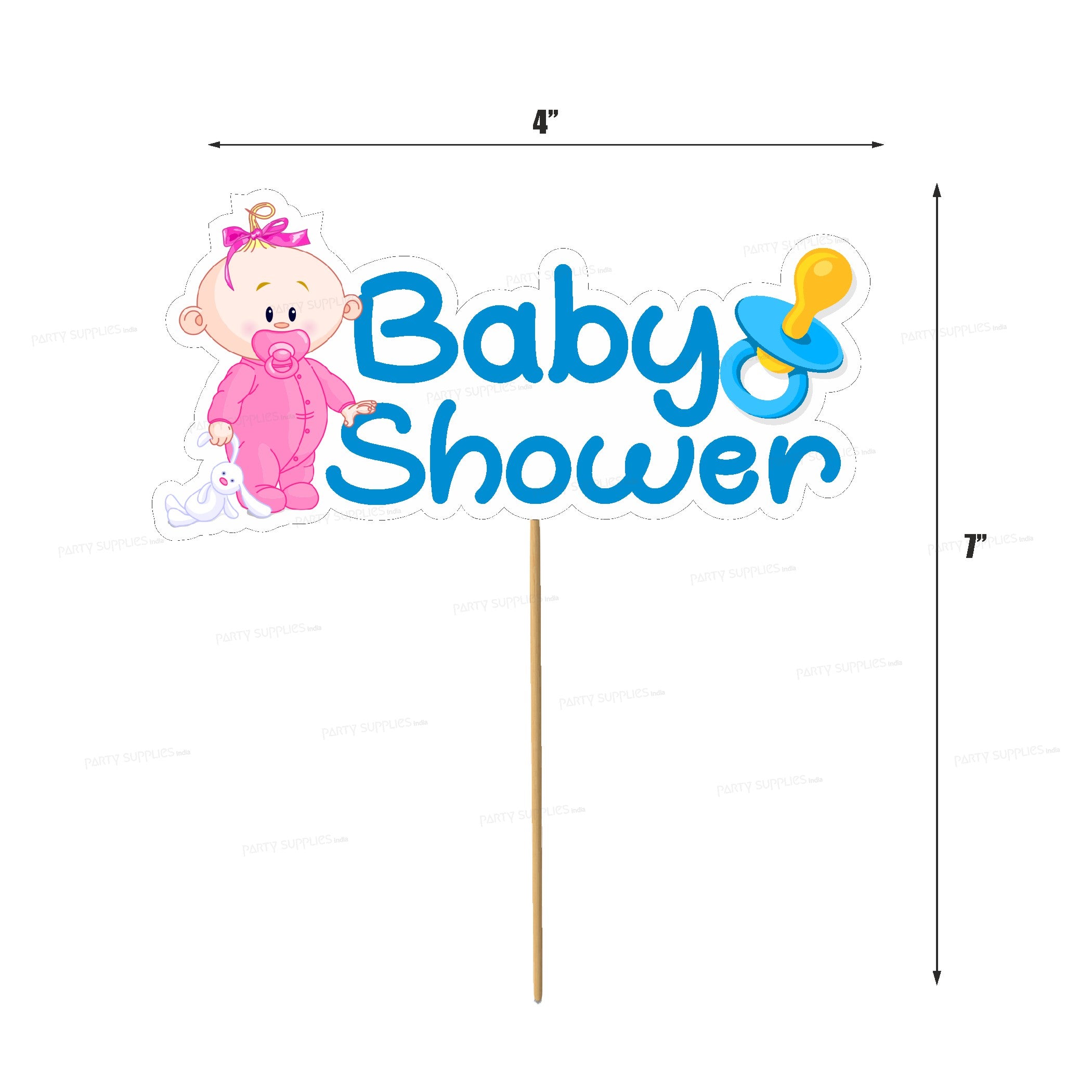 Baby Shower Theme Cake Topper