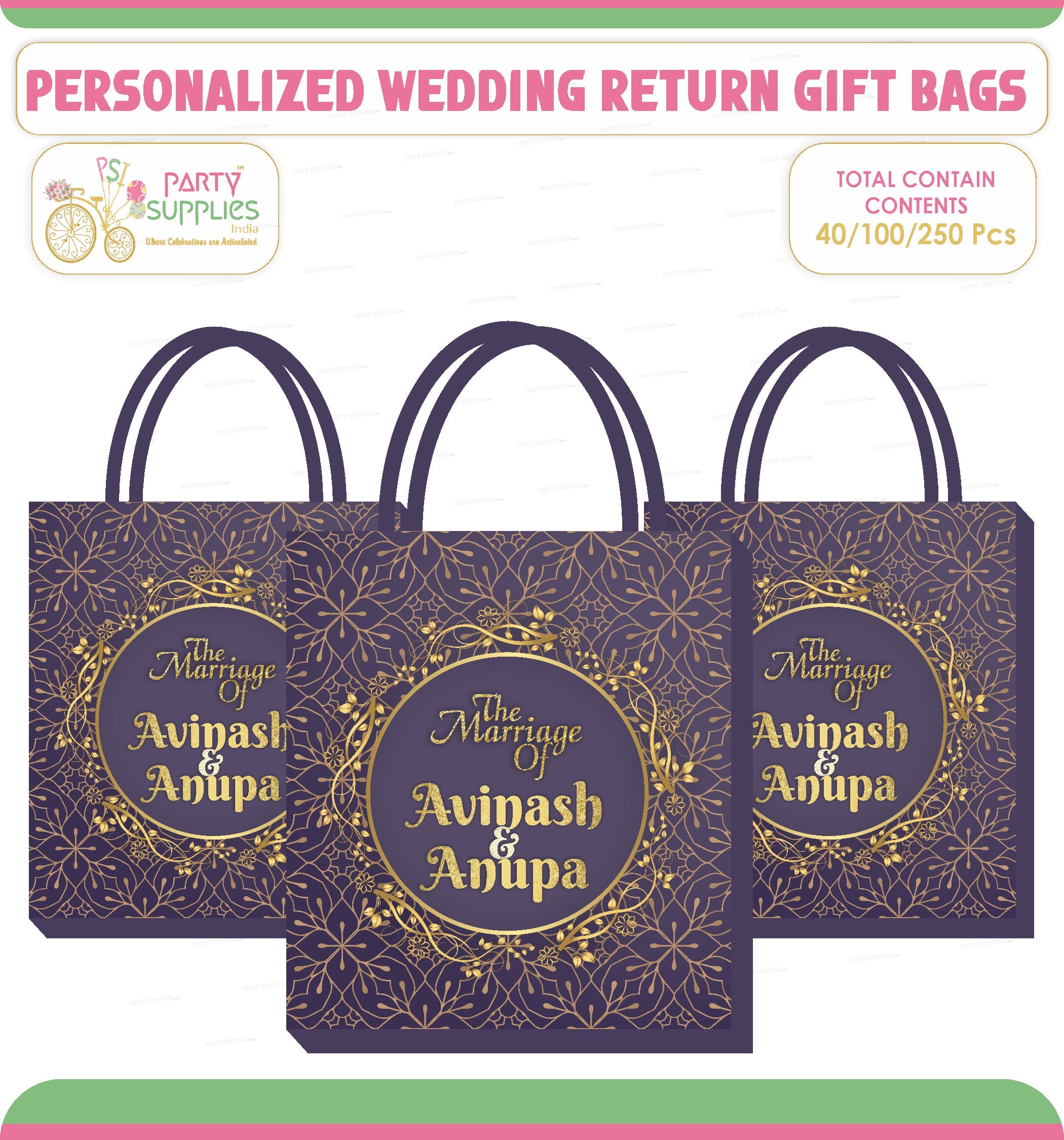 Shop Return Gift Bags Online in USA| Hindu Religious Gift Bags
