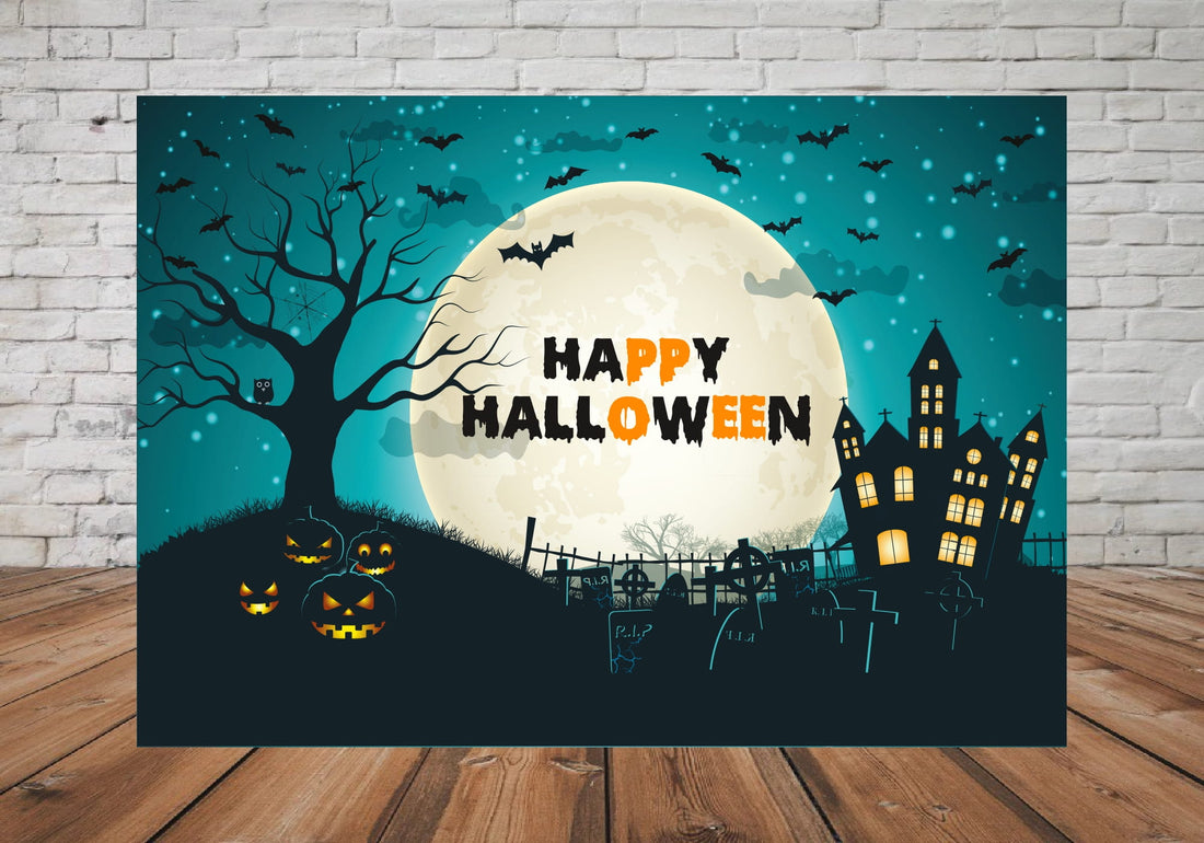 Halloween Theme Customized Backdrop