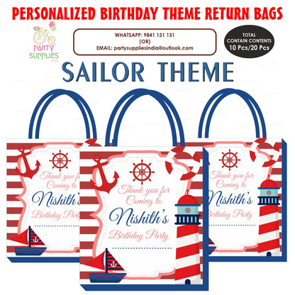 Sailor Theme Return Gift Bag